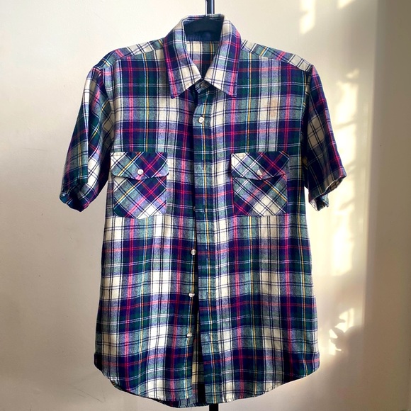 Vintage short sleeve button up - Picture 1 of 3